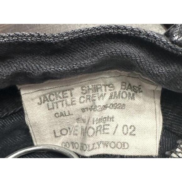Go To Hollywood REM Japan Girls Kids Gray Love More 02 Denim Jeans Size 30x25 - Picture 3 of 7